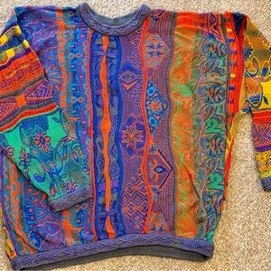 COOGI colorful men’s L vintage Sweater